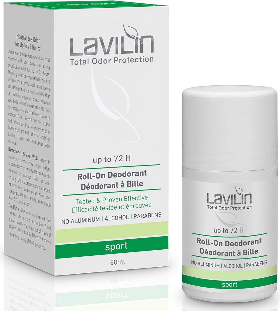 Lavilin Sport 72H Roll-On Deodorant — 80 ml