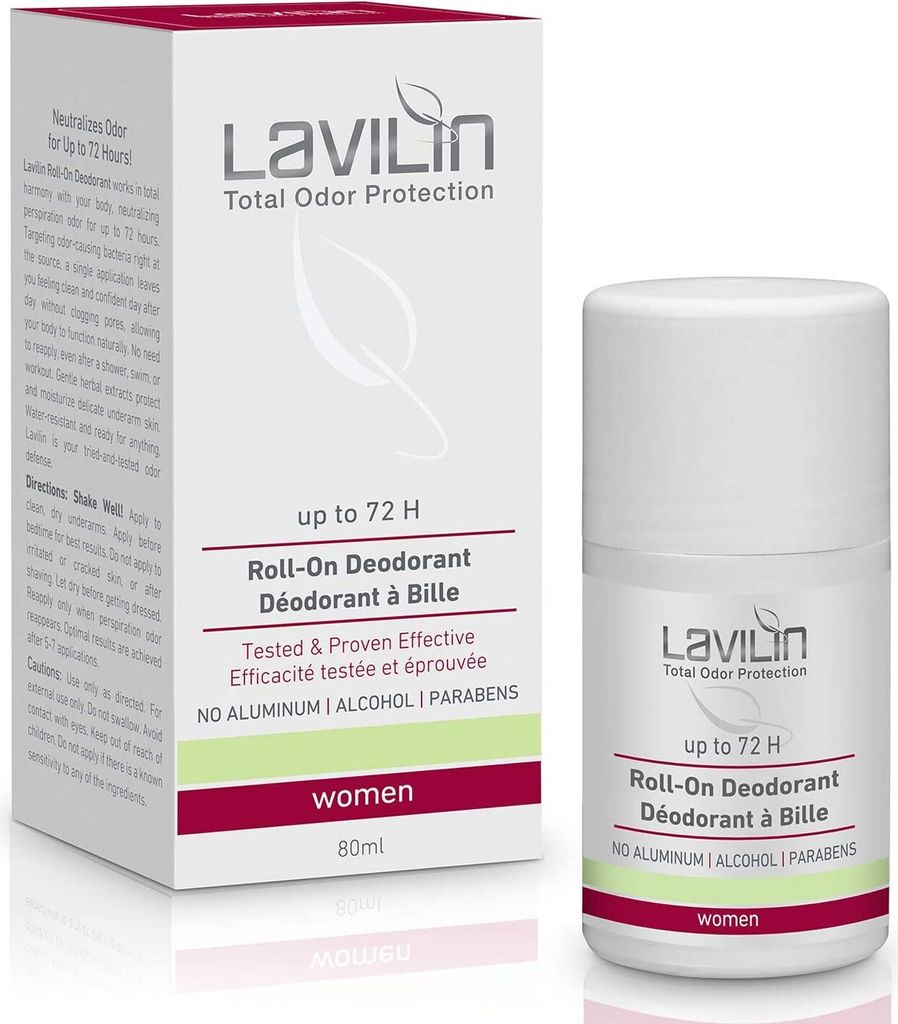 Lavilin TOP Women 72H Roll-On Deodorant — 80 ml